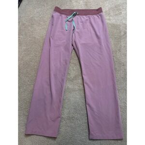 FIGS Women's Size L Mauve Livingston Scrub Pants T21003 Nurse Hospital Apparel